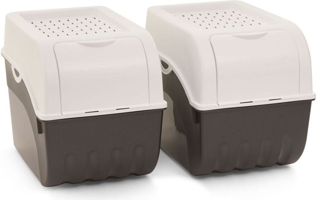 Novaliv 2x Groß 9L weiß Gemüsebox Kartoffel Produktbild 