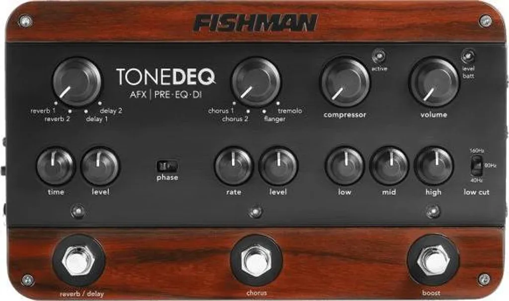 Fishman Tone DEQ AFX préamplificateur acoustique complet pour guitare