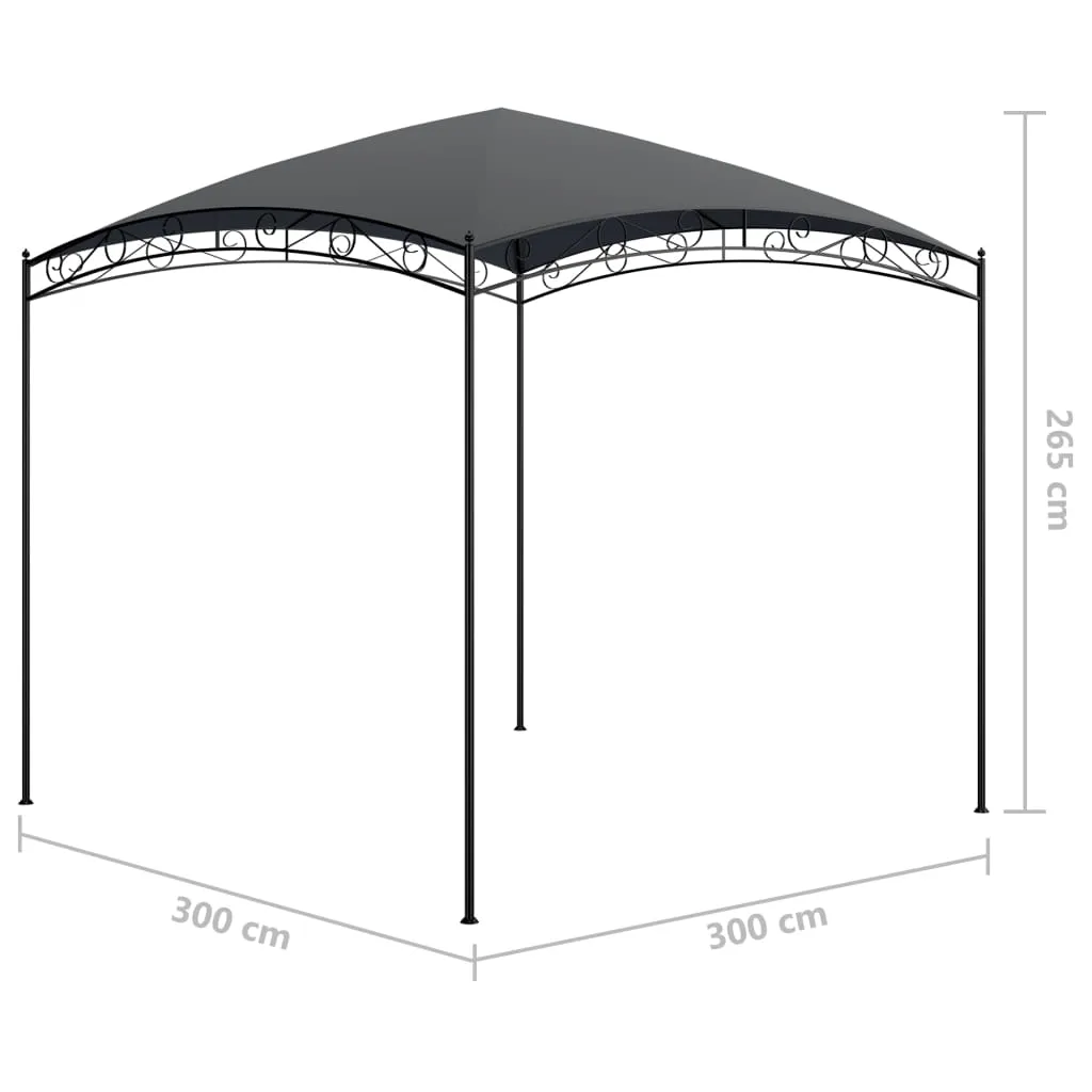 Tonnelle de jardin 3x3m pour réceptions et repas extérieurs