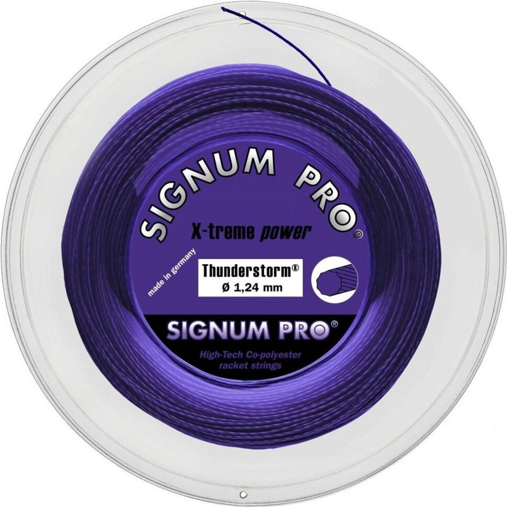 Signum Pro Tennissaite Thunderstorm 120m violett, 255180242700016