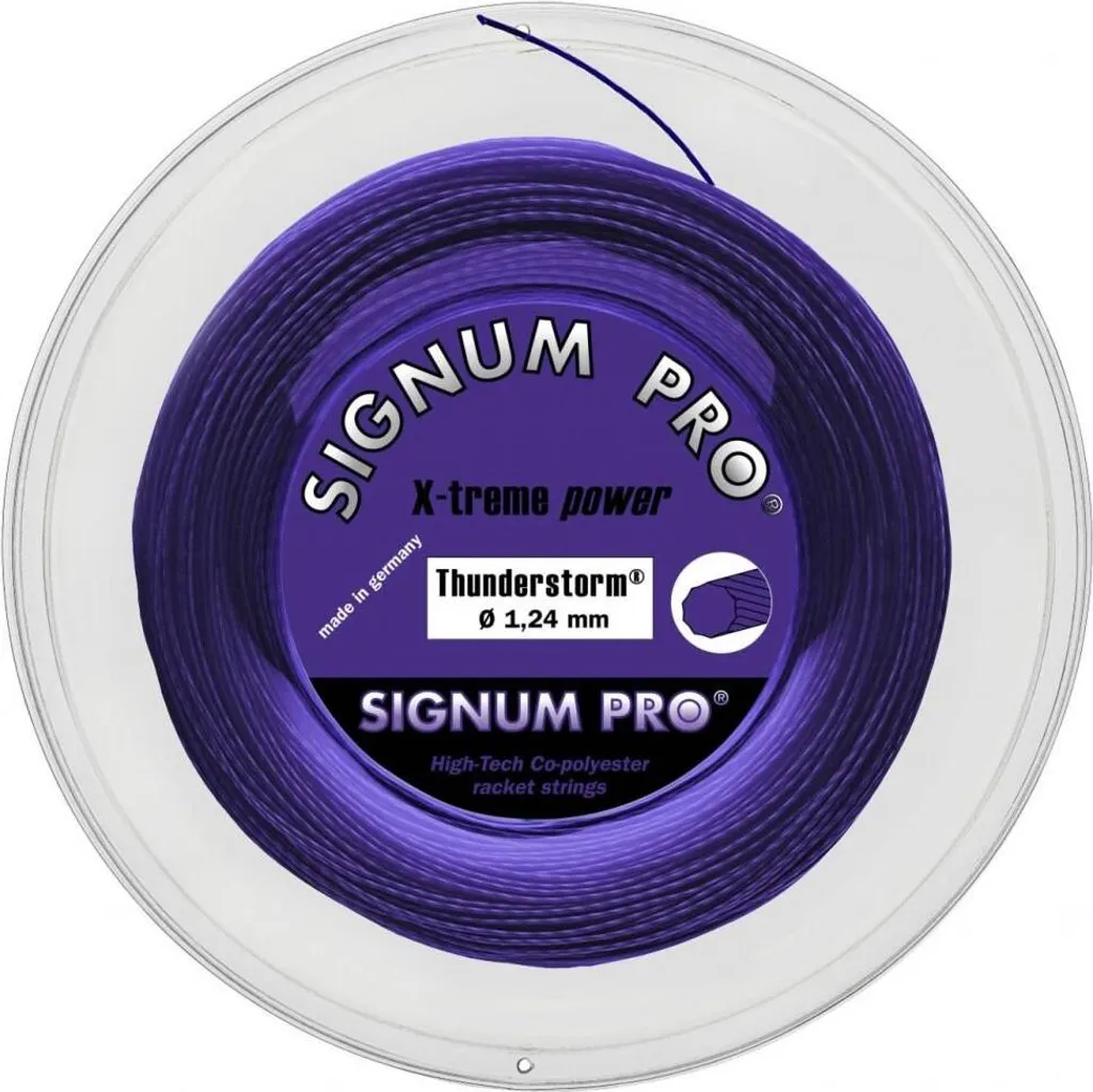 Corde de tennis Signum Pro Thunderstorm 120m violet - Réf 255180242700016