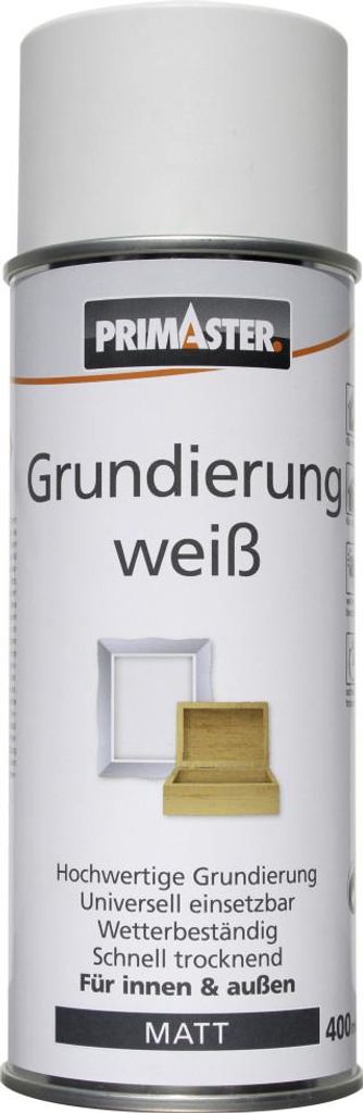 Primaster Lackspray Grundierung 400 ml weiß