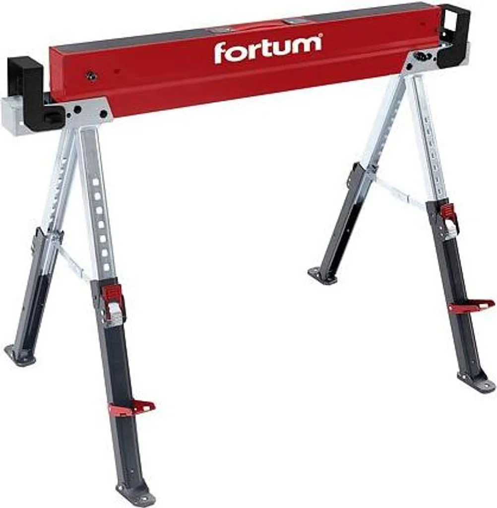 Tréteau robuste FORTUM 590kg : fini les supports instables en bois