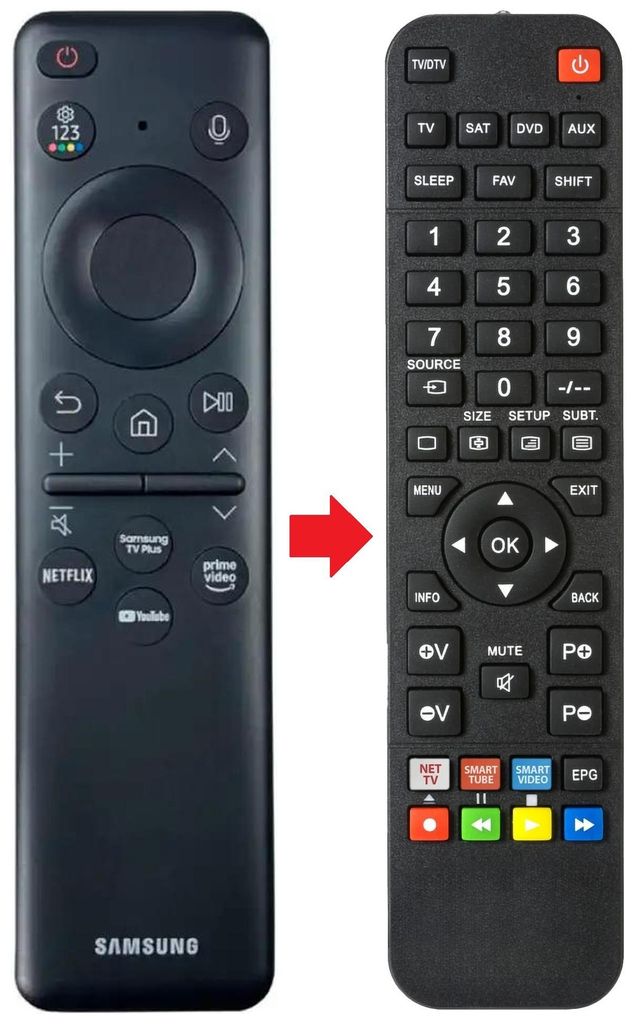 Fernbedienung passend für SAMSUNG QA55S95DAWXXY | QA65Q60DAWXXY | QA65Q70DAWXXY
