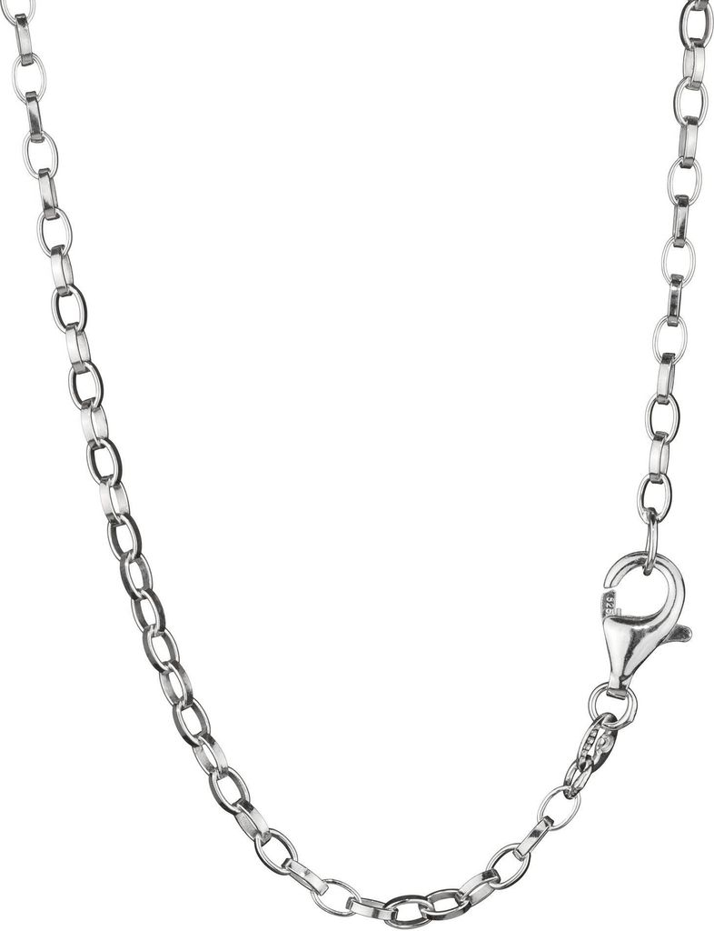 70cm Erbskette oval 925 Silber 2,0mm breite elegante Produktbild 