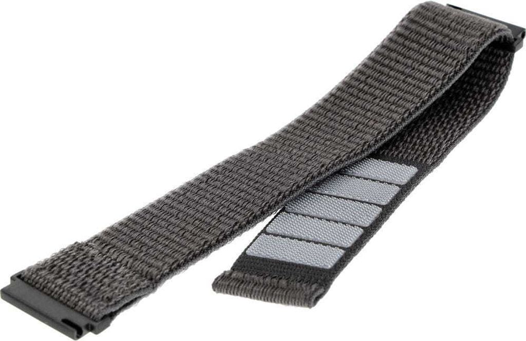 FIXED Nylon Sporty Strap, Gurt, Smartwatch, Dunkles Grau, Universal, - Alligator Watch Care (TD-20), Alligator Watch Life (Y65) - Amazfit Active, B...