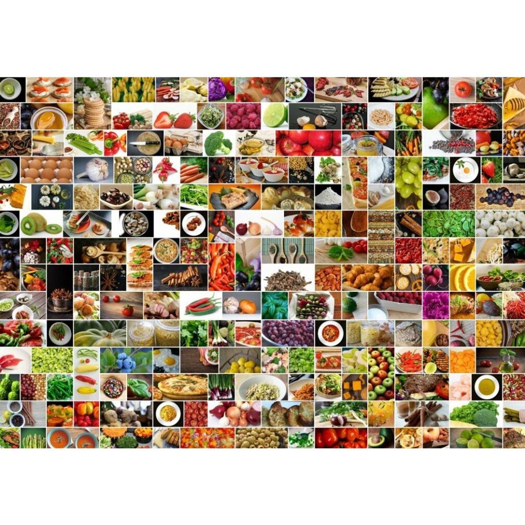 GRAFIKA Puzzle Collage: Küche in Farben 1500 Teile