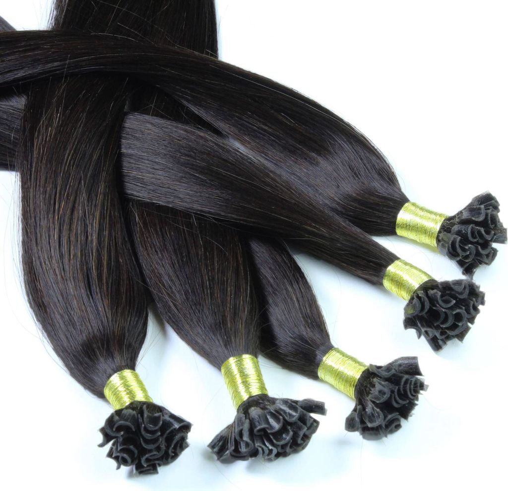 hair2heart Extensions Echthaar Bondings glatt - 25 Strähnen Produktbild 