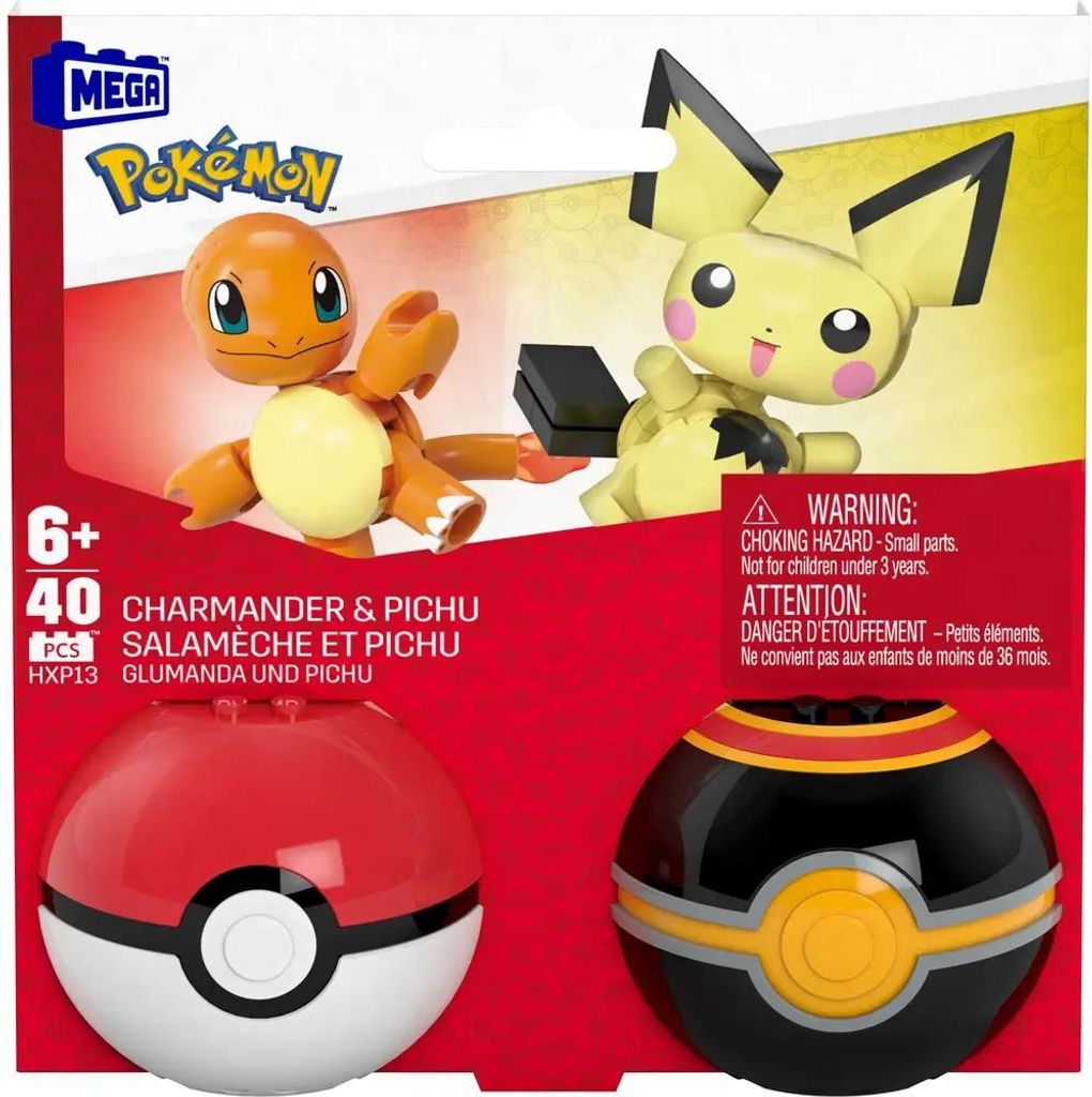 Mega Pokémon Poké ball - Charmander & Pichu Obrázok produktu 