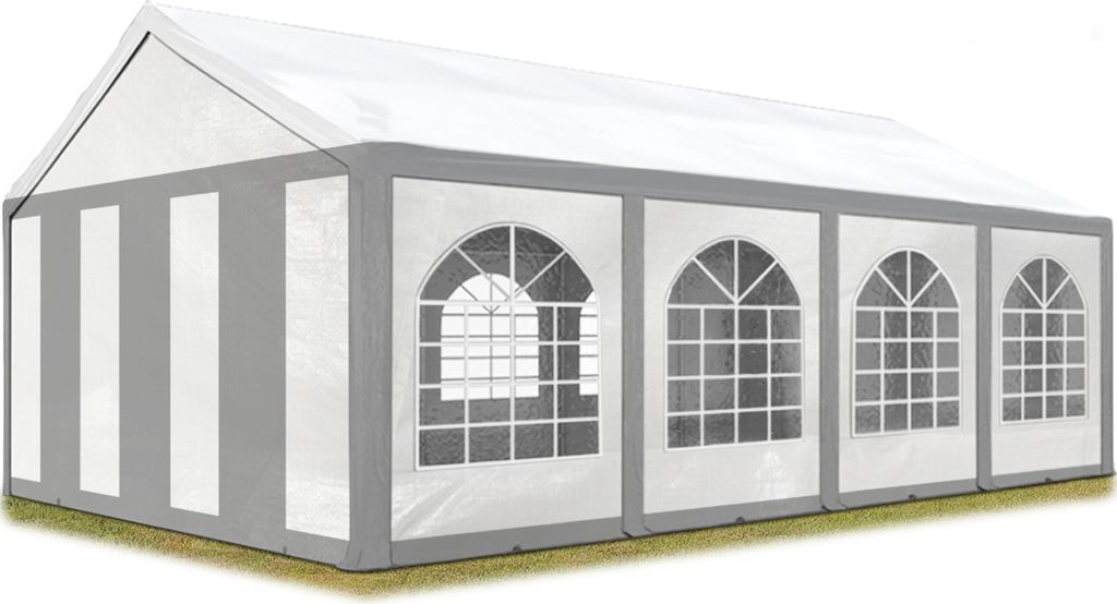 TOOLPORT Hochwertiges Partyzelt 4x8 m Pavillon Zelt ca. PE Produktbild 