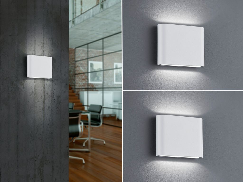 LED Außenwandleuchten 2er SET Up and Down weiß -  Produktbild 