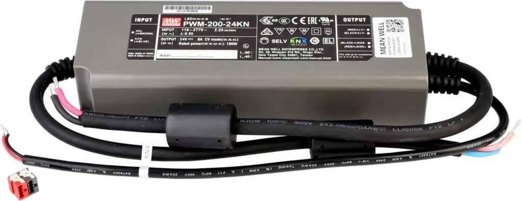 Alimentation LED Meanwell PWM-200-24KN 24V 200W IP20 Dimmable 872114