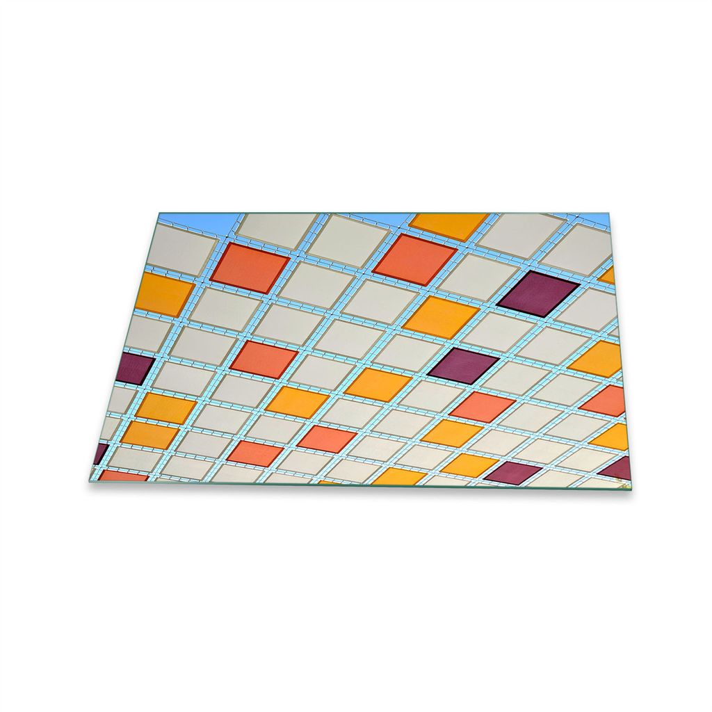 Herdabdeckplatte Glaskeramik 1 Teilig 80x52 Abstrakt Bunt Abdeckung Glas Spritzschutz