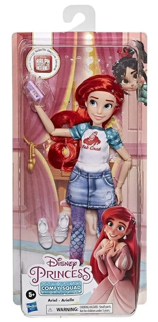 Poupée Ariel Princess Comfy Squad Disney - Style Décontracté Hasbro E8400