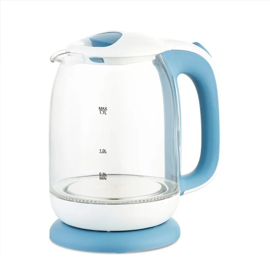 Maestro MR-056-Blue Glas-Wasserkocher 1 7 l