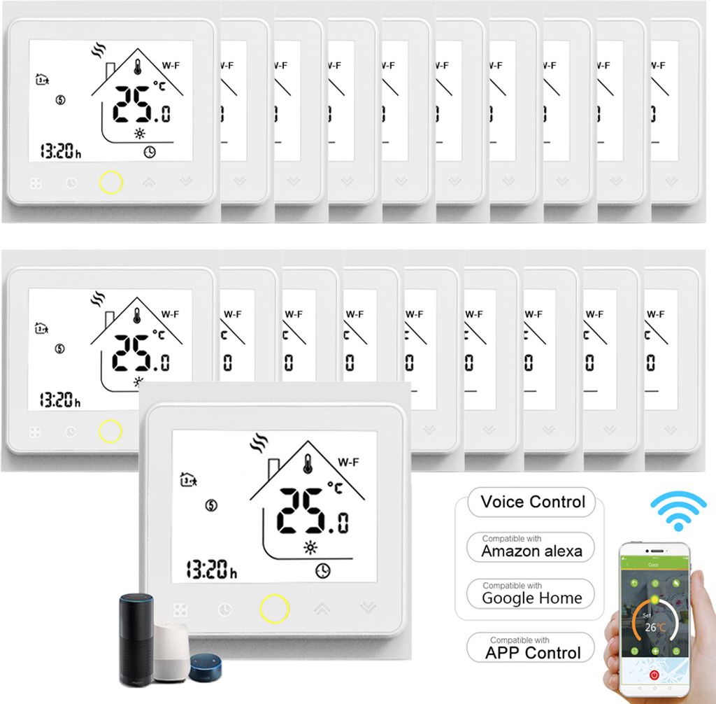 20X WiFi Smart Room Thermostat Termostat wifi podlahové Obrázek produktu 