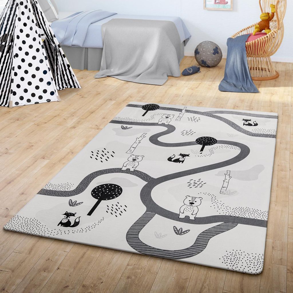 TT Home Teppich Kinder Kinderzimmerteppich Jungs Mädchen Produktbild 