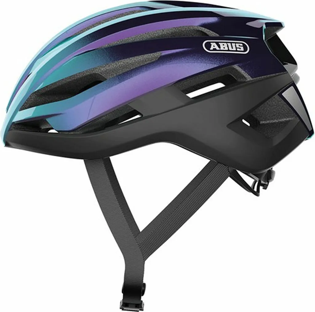 Casque de cyclisme Abus Stormchaser violet pour vélo de course et route