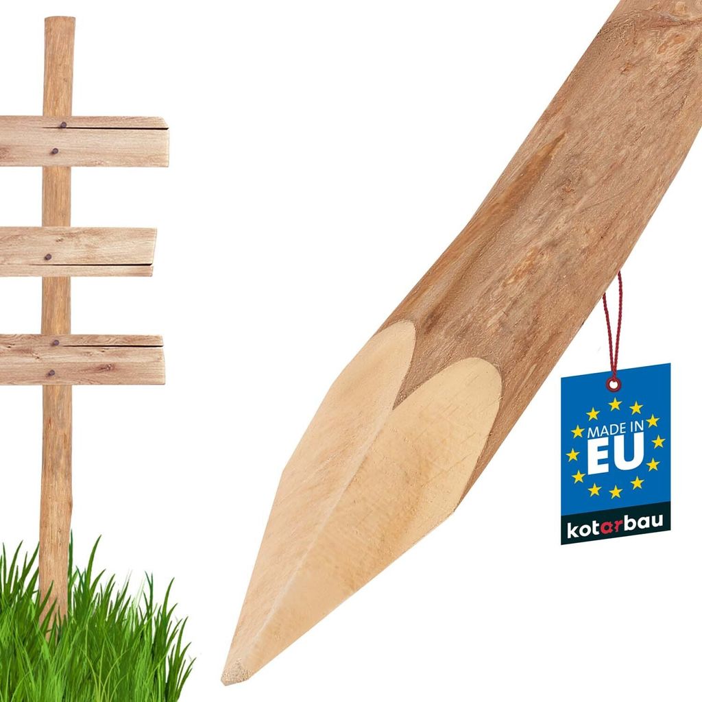KOTARBAU® Plotový stĺpik pre plot z lieskových lamiel na Obrázok produktu 
