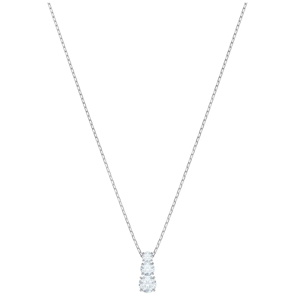 Swarovski Attract Trilogy 5414970: Collana Punto Luce Rodiata Donna