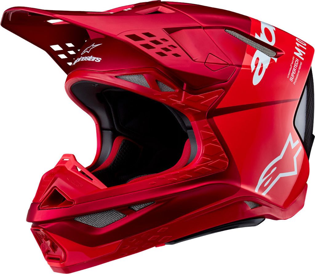 Alpinestars Motocross Helm Sm10 Flood rot Größe: M