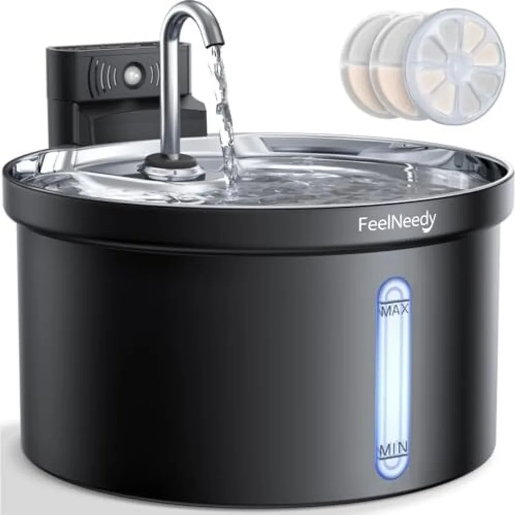 Fontanella Feelneedy Wireless Gatti 3,5L - Acciaio Inox 304 Silenziosa