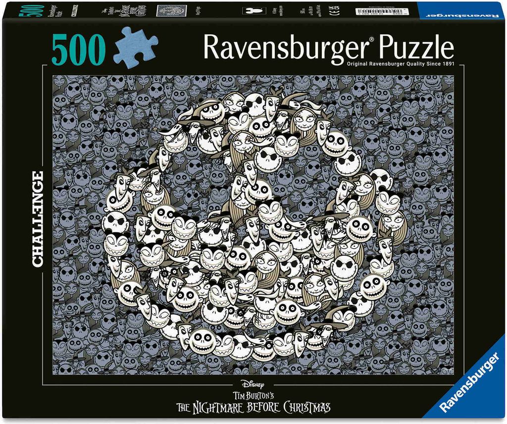 Nightmare Before Christmas Challenge Puzzle König des Schreckens (500 Teile)