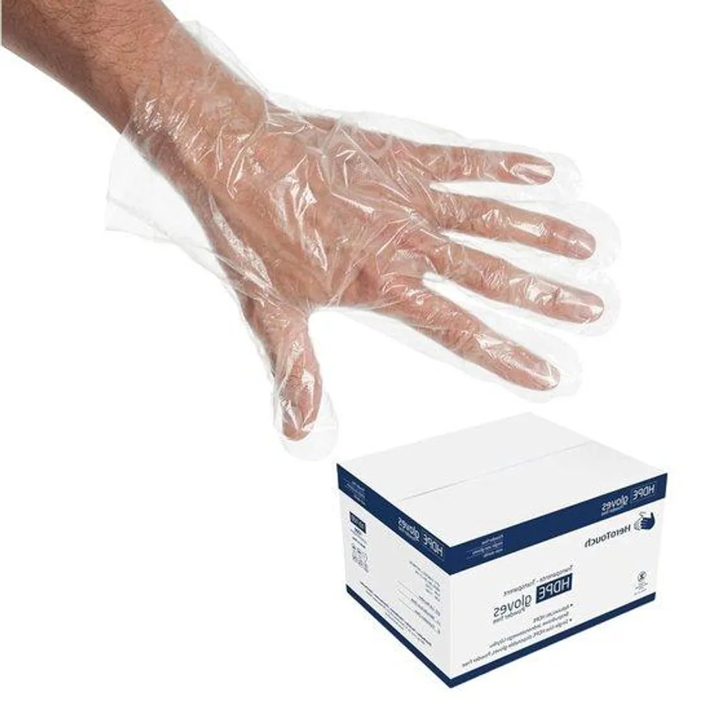 Gants jetables anti-déchirure 10 mm taille L - Fini les mains abîmées
