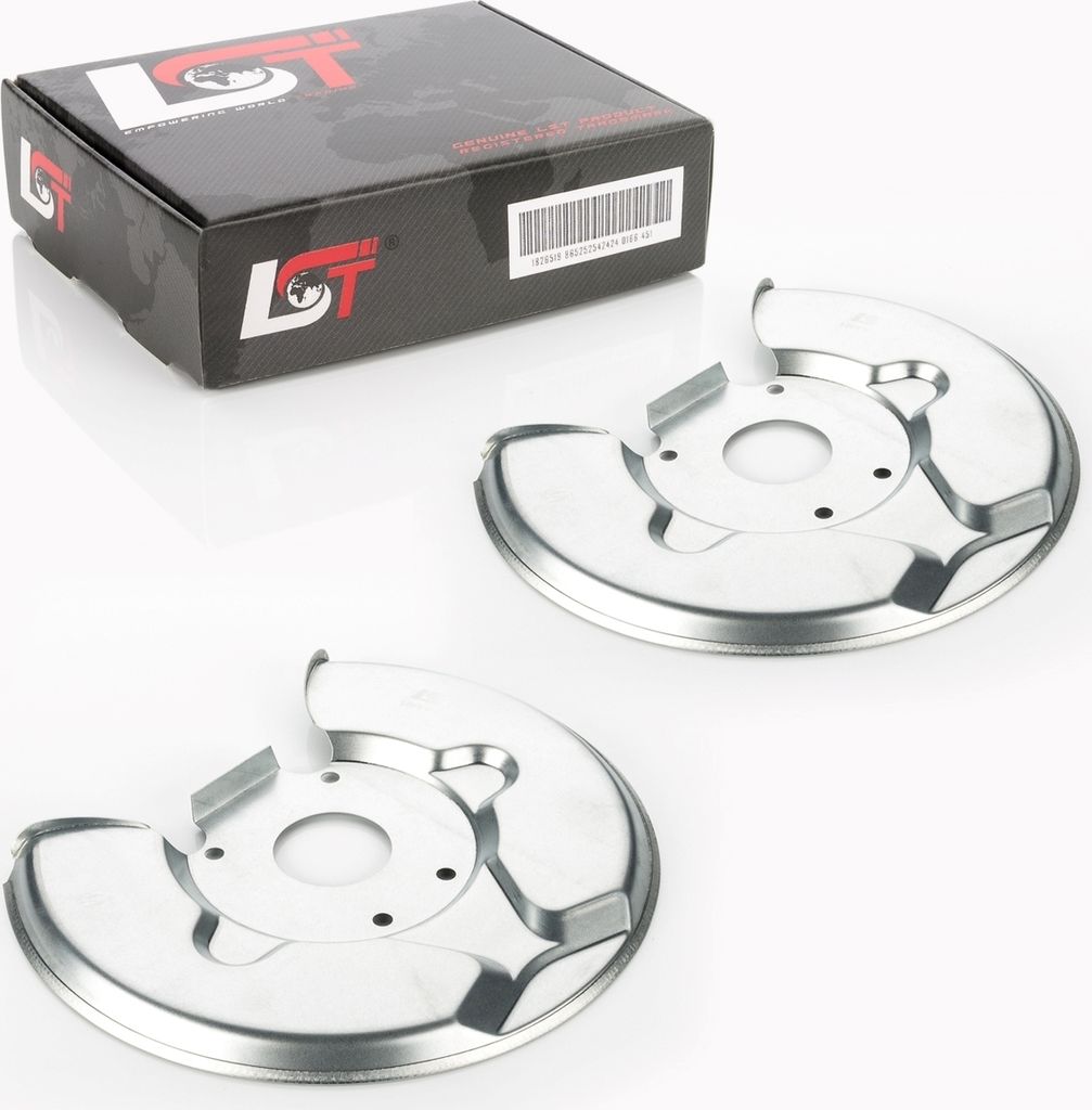 2x Spritzblech Abdeckblech Ankerplatte Bremse vorne für VOLVO 240 260 ohne ABS