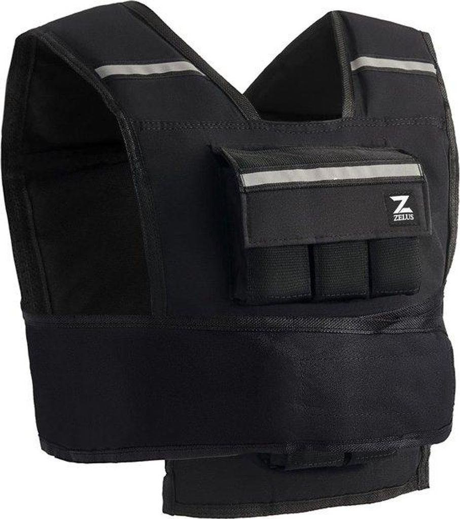 Gewichtsweste, verstellbar, 0,5 - 10,5 kg / 0,5 - 20,5 kg, Trainingsweste mit 20 einstellbaren Gewichten, Laufweste für Damen und Herren, Fitnessw...