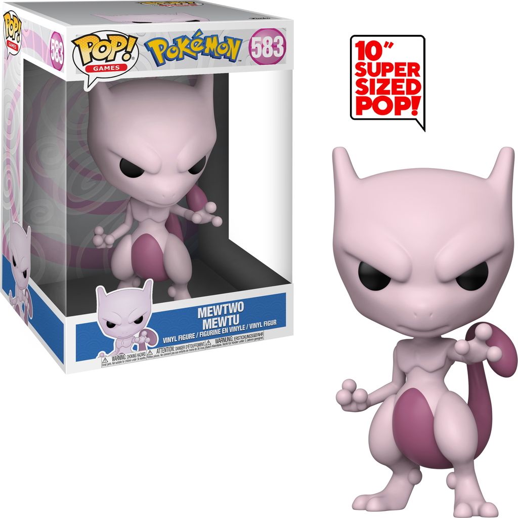 Pokemon Super Sized Jumbo POP! Vinyl Figur Mewtwo (EMEA) 25 Produktbild 2