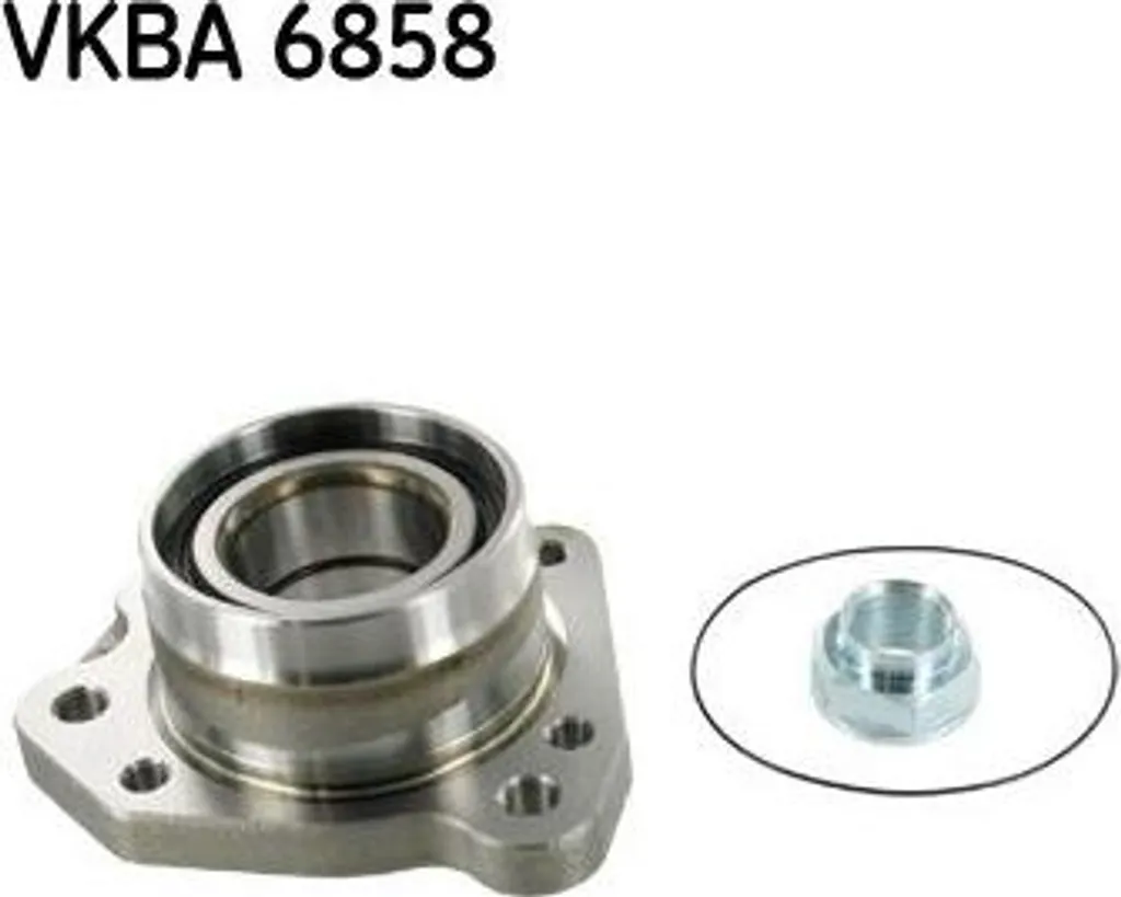 Roulement de Roue Arrière SKF VKBA 6858 - Kit Complet pour CR-V SUV