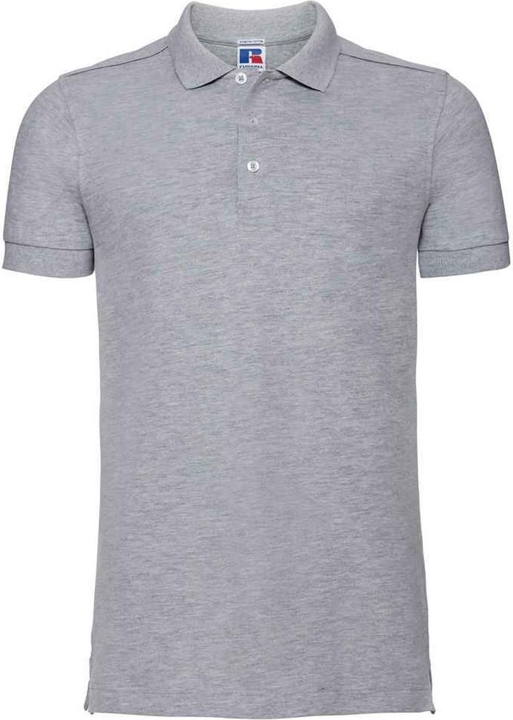 Russell - Poloshirt Stretch für Herren PC5450 (L) (Helle Oxfordfarbe)
