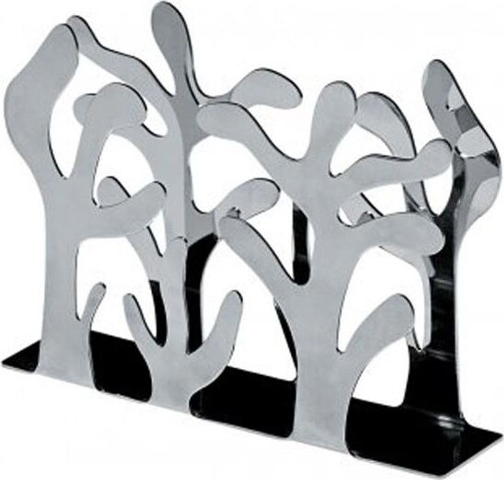 Alessi Mediterraneo Papierserviettenhalter, Edelstahl