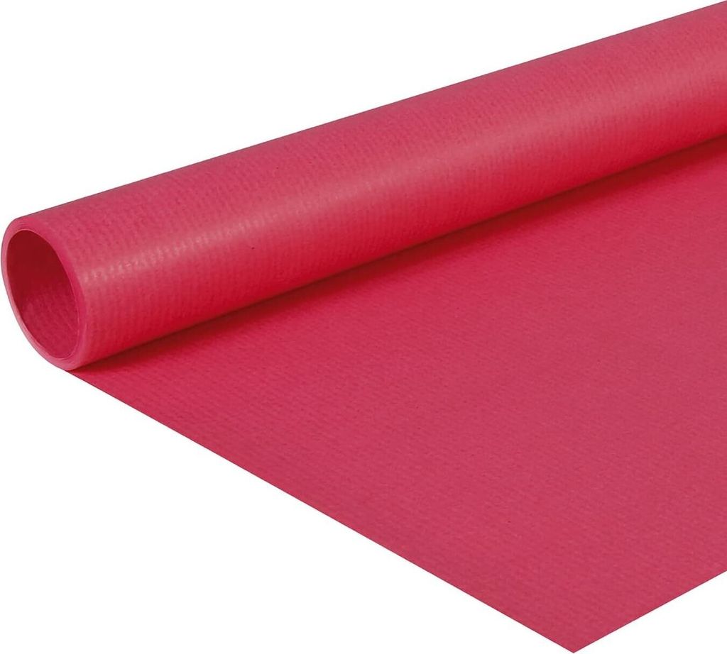 Clairefontaine Geschenkpapier "Kraft" operarot auf Rolle Produktbild 
