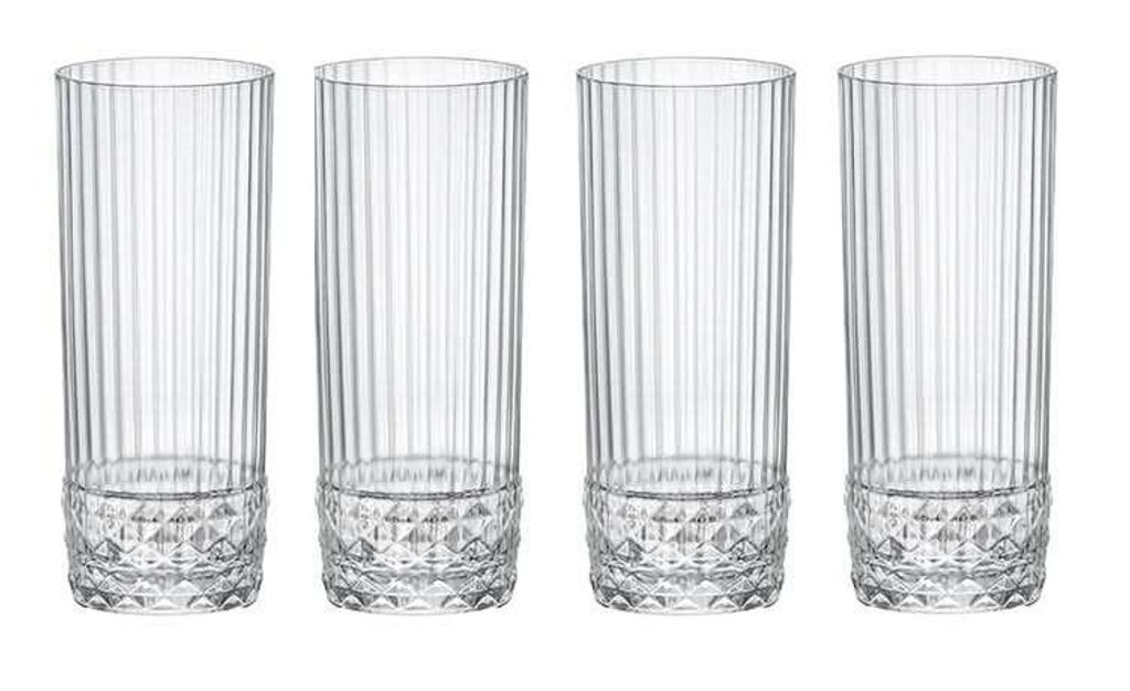 Bormioli Rocco Longdrinkglaser - 4x - 400 ml - Trinkglaser