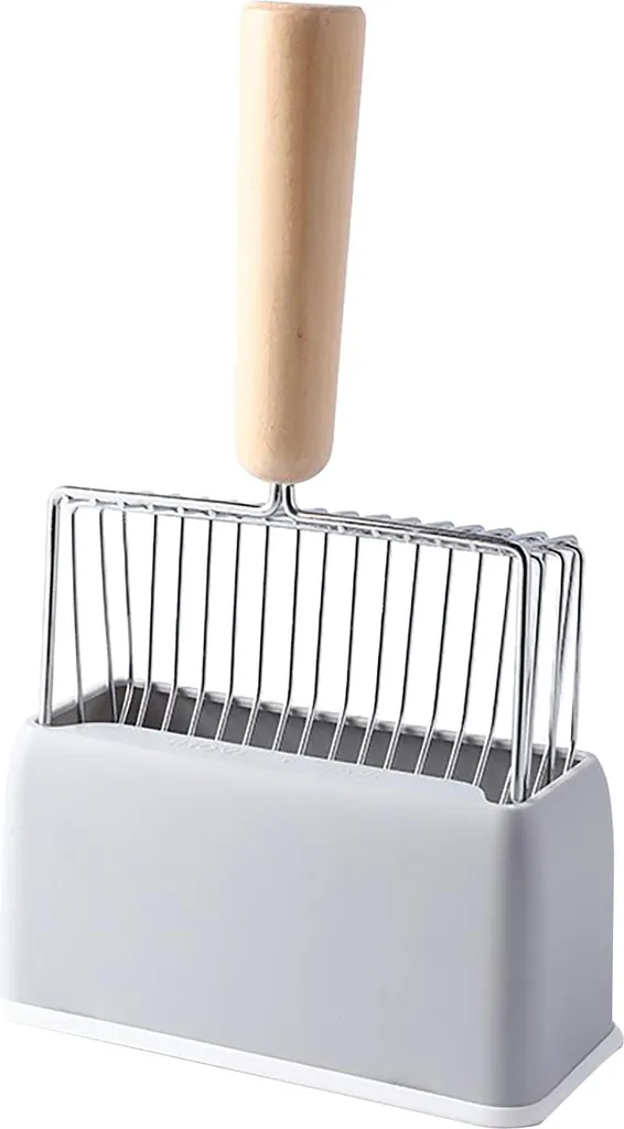 Paletta Design Kitty Metal Scooper Grigio Antracite per Gatti