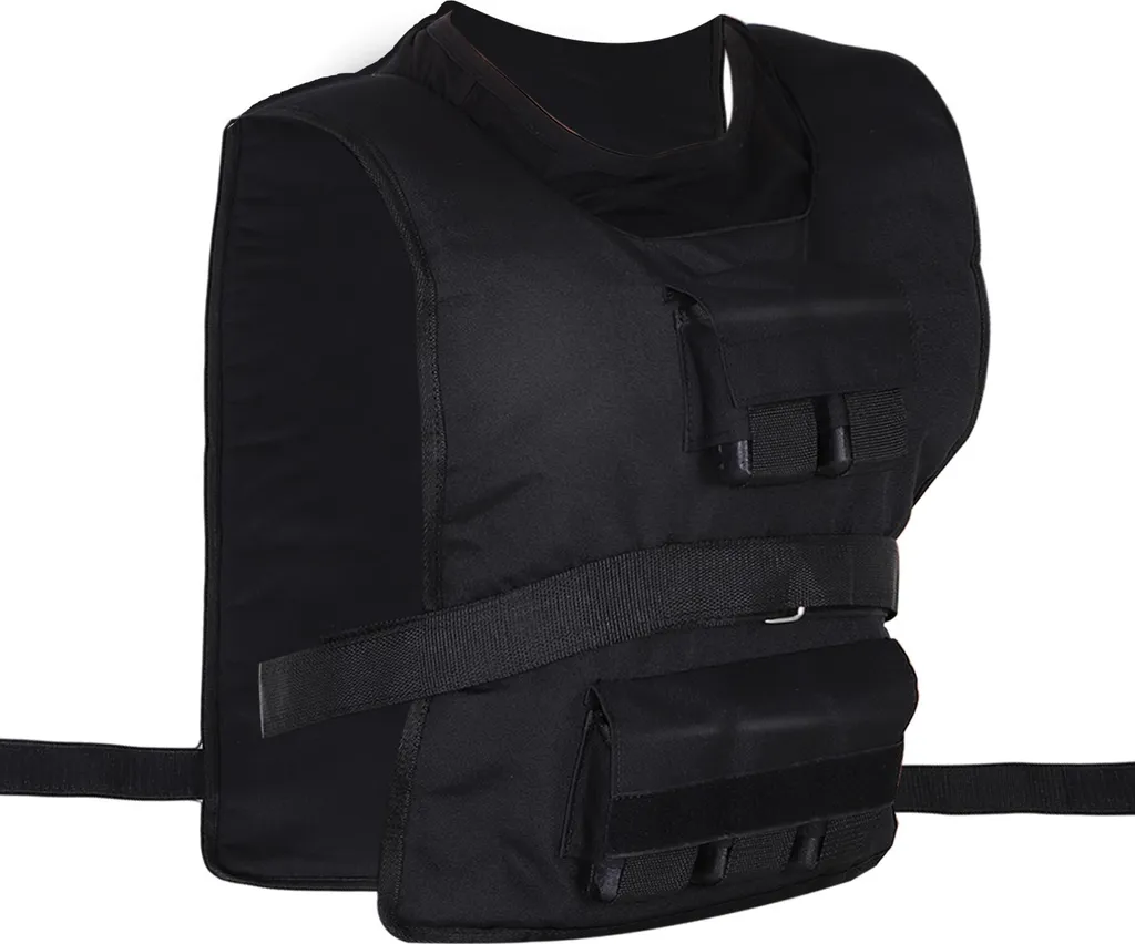 Gilet lesté confortable 30 kg à charge modulable anti-ballottement
