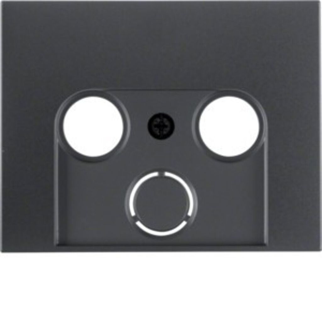 Berker – Deckel P/Toma tv-fm-sat anthrazit Series K1/K5 Ref. 6514030120