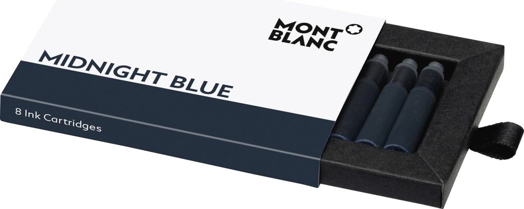 MONTBLANC Tintenpatronen midnight blue 8 Stück