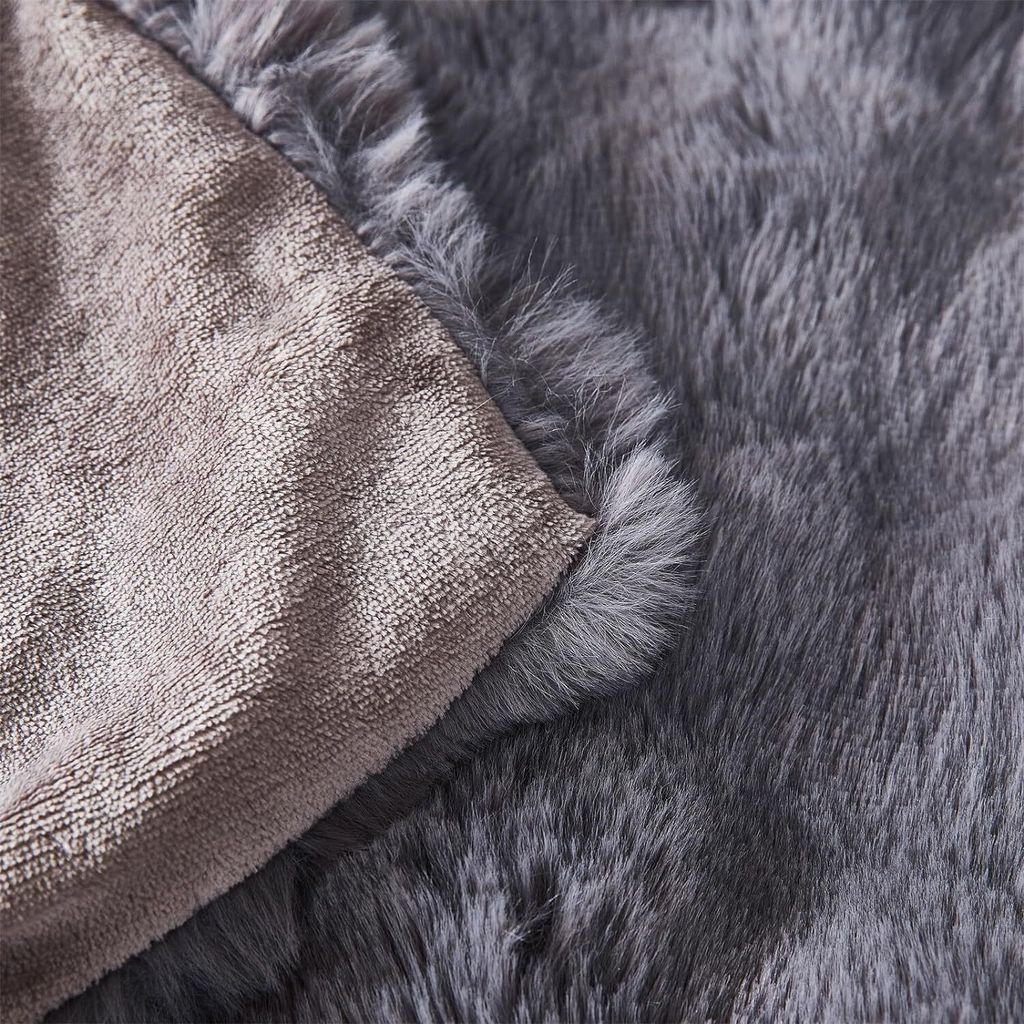 Plüsch-Sofadecke,Kaninchen Plüsch Flauschige Decke, Produktbild 10