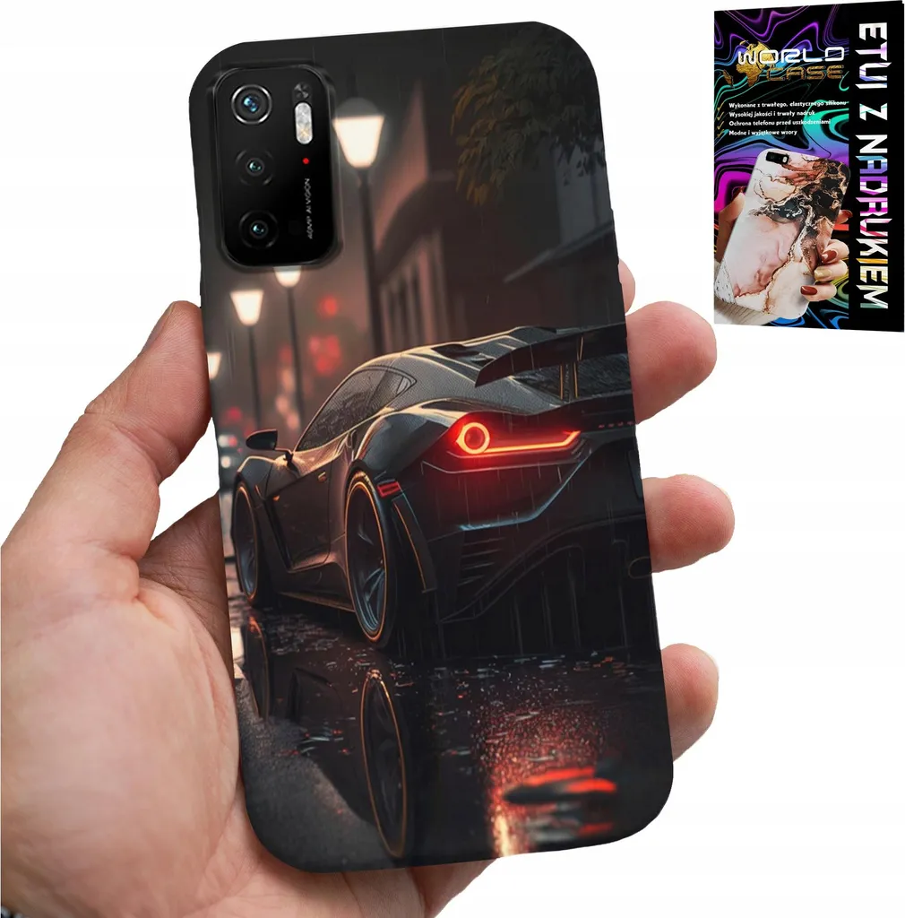 Custodia Per Xiaomi Poco M3 Pro 5G - Auto Sportiva Appassionato Di Automobili Vetro