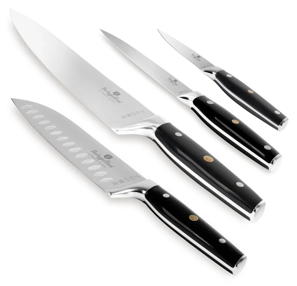 Berlinger Haus Set 4 Coltelli Professionali - Acciaio Inox e Design