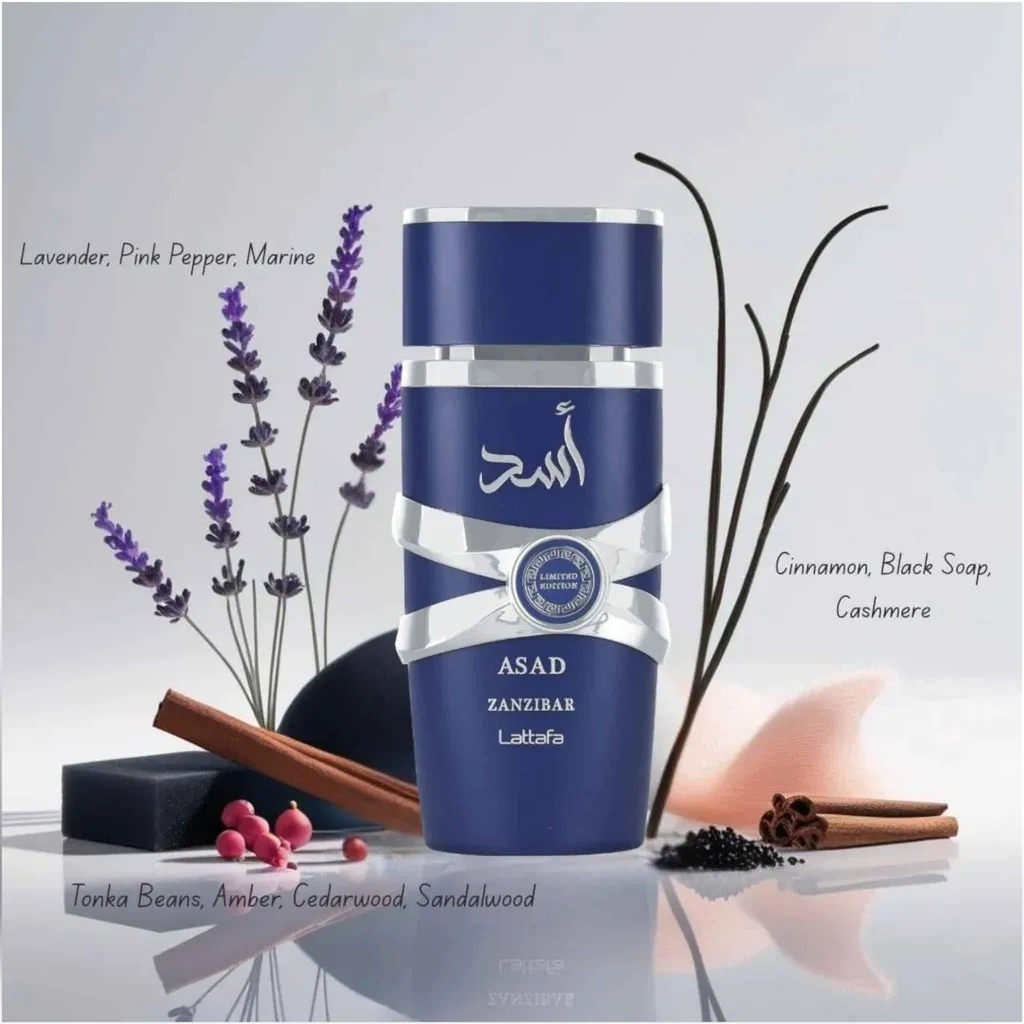Lattafa Asad Zanzibar Eau de Parfum - Sillage Intense et Notes de Coco - 5