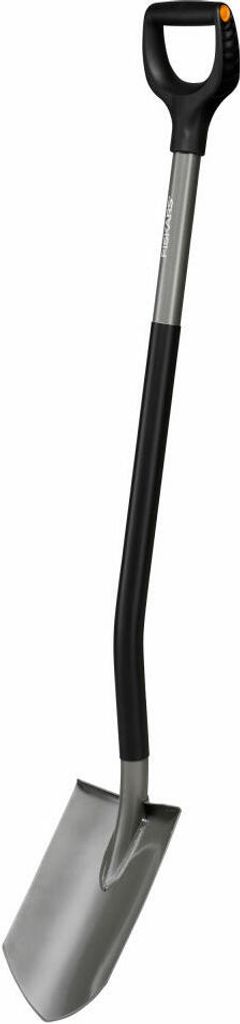 Ergonomischer Spaten mit spitzer Schneide (grau) Produktbild 