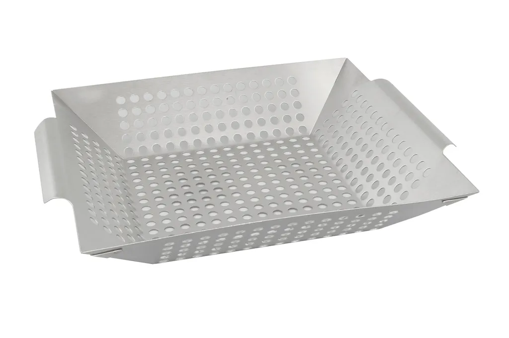 Panier à légumes inox CG Premium : fini les aliments qui tombent du BBQ