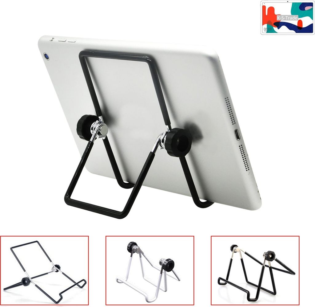 K-S-Trade Tablet-Ständer Tablet-Halterung Tablet-Aufsteller kompatibel mit Huawei MatePad LTE faltbarer Tischständer Tablet Halterung