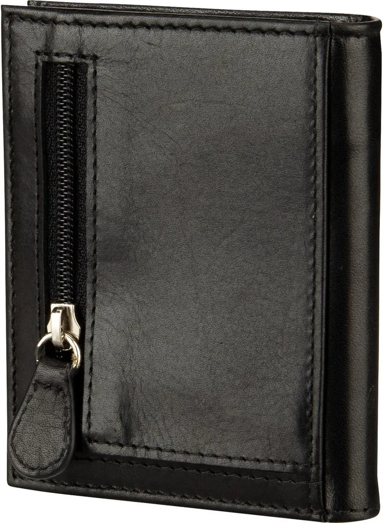 Mini Portefeuille Bugatti Secure Slim Zip Noir - Protection et Style - 17