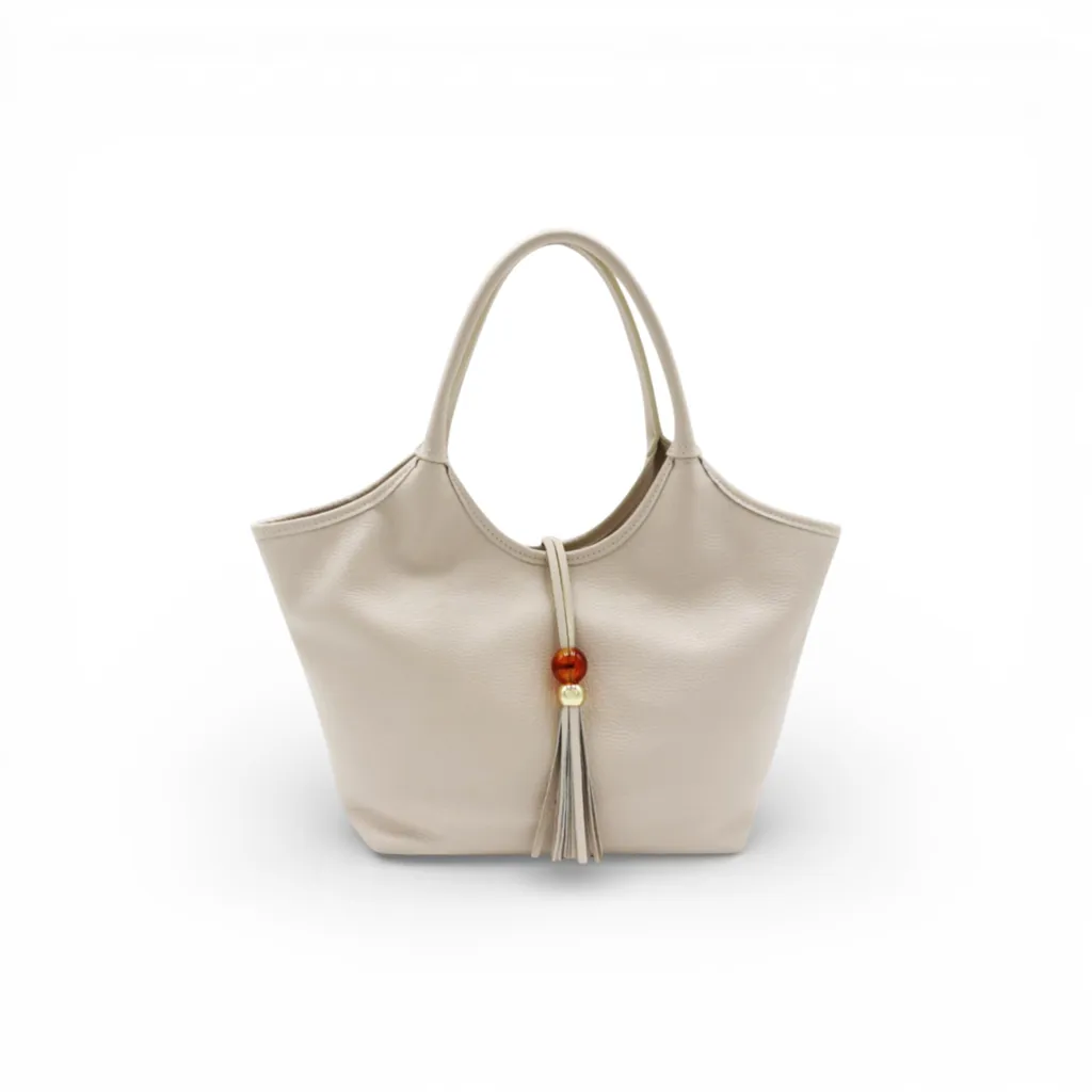 Sac à bandoulière Emily Beige léger pour en finir avec les sacs lourds