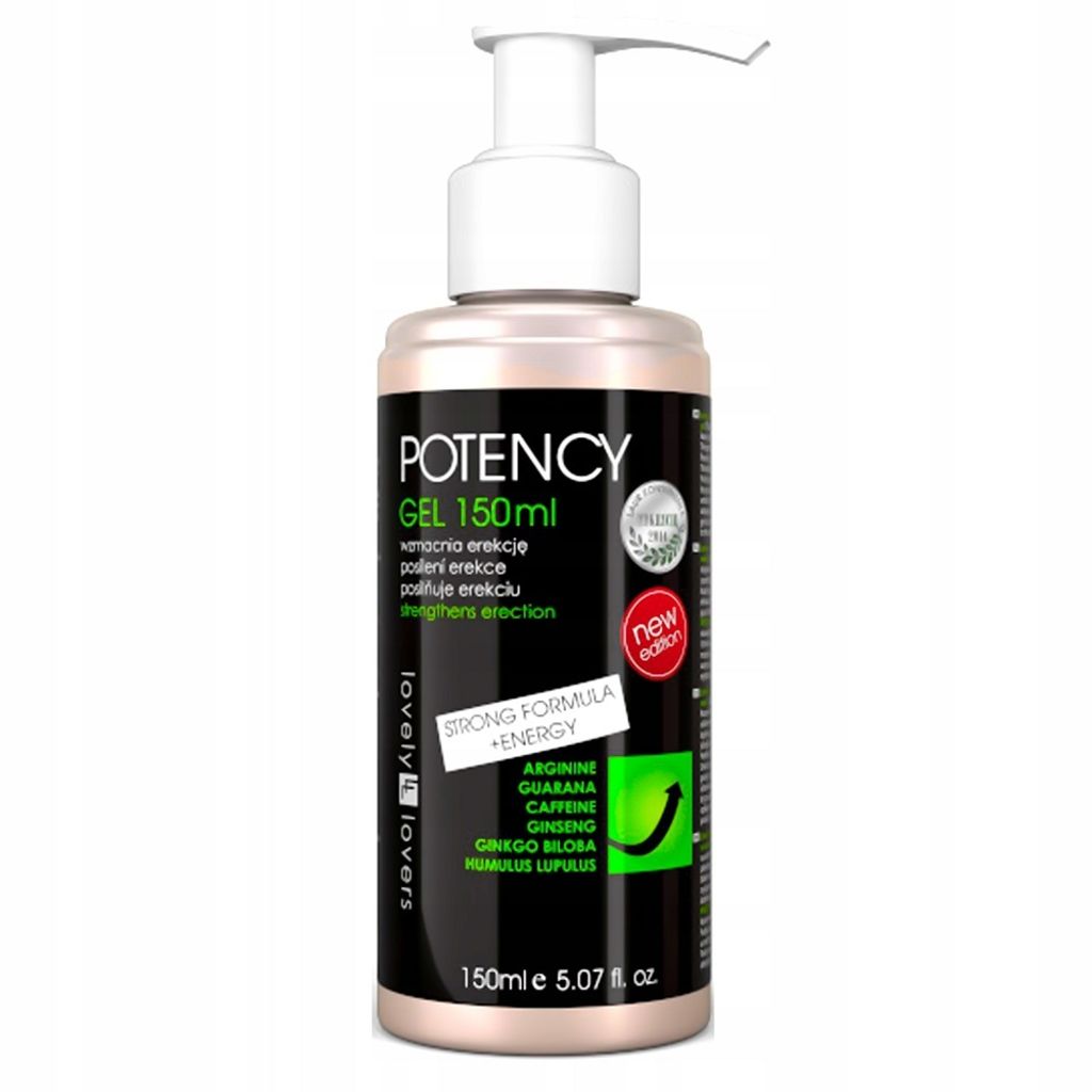 Potency Gel Lube – Gel für eine starke Erektion, Produktbild 
